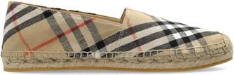 Burberry Espadrilles, female, Beige, Size: 7 1/2 US Shoes with pattern