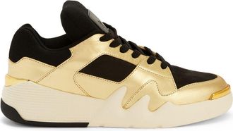 Giuseppe Zanotti Talon leather sneakers - men - Leather/Rubber/Fabric/Leather - 44.5 - Black