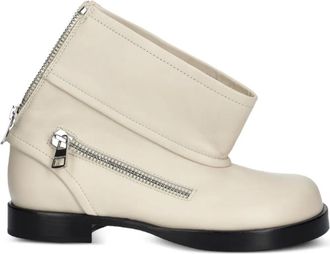 J.W.Anderson 30 mm laarzen met ritsdetail - Beige