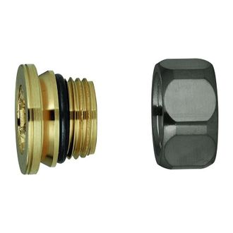 GROHE 45044 Racor De Rosca Cepillado De Grafito Duro De 1/2 Pulgada