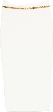 Elisabetta Franchi Knitted Midi Skirt