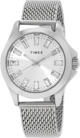 Timex Kaia Quartz Crystal Silver Dial Ladies Watch TWH6Z8810