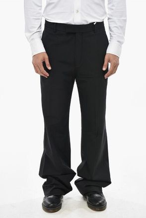 Ferragamo Nylon Trousers With Belt Loops size 50