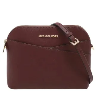 Michael Kors Pre-owned Cross Body Bags, female, Red, Size: ONE SIZE Pre-owned Dome Crossbody Bag
