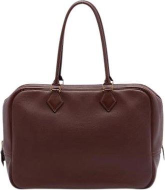 Herm&egrave;s Pre-owned Plume 32 Bag - - Pre-owned - Donna - Rosso - ONE SIZE