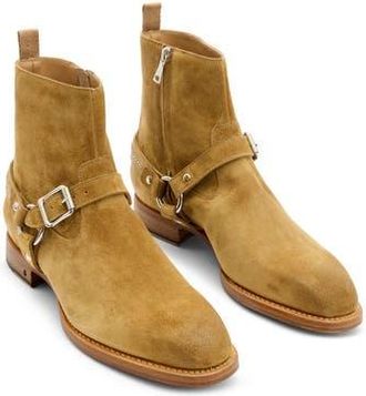 John Varvatos Regent Harness Chain Zip Boot in Tan at Nordstrom Rack, Size 9.5