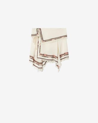 Isabel Marant Jupe Feriel En Soie - Femme - &Eacute;cru - Taille 34 - Isabel Marant - Collection &Eacute;t&eacute; Femme - Nouvelle Collection Capsule La Riviera