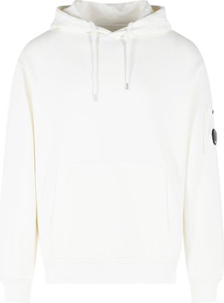 C.P. Company White Cotton Sweatshirt
