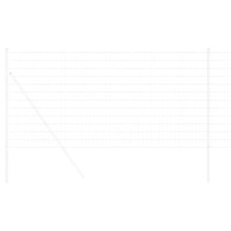 Berkfield Home Modern Euro Fence 1.4 x 10 m Galvanised Steel in Silver