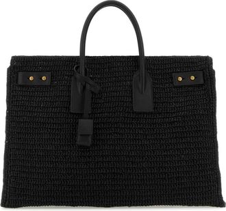 Saint Laurent Black Sac De Jour tote bag
