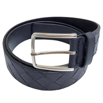 Bottega Veneta Pre-owned Vintage Leather Belt - - Pre-owned - Uomo - Blu - ONE SIZE