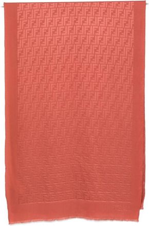 Fendi Red Signature Scarf