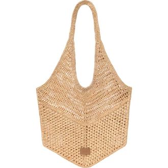 Maje Natural raffia bag in Beige at Nordstrom, Size Medium