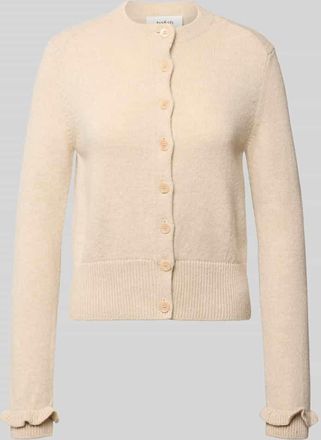 BA&SH Cardigan aus Lanawolle Modell KARANTE in Beige, Größe S