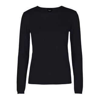 Bitte Kai Rand Tops, Dames, Zwart, M, Wol, Zwarte Merinowol Gebreide Trui