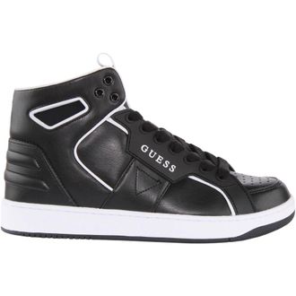 Guess Basqet Hi-Top Trainers - female - Guess - Sneakers - Black - 6 UK - Shoes