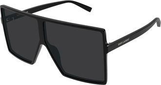 Saint Laurent SL 909 Betty S Zonnebrillen - unisex - Accessoires - Zwart - Maat: 63 MM