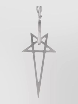 Rick Owens geometric hoop dangle bijoux earrings