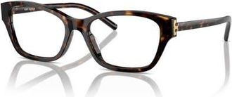 Tory Burch 52mm Rectangle optical glasses in Tortoise at Nordstrom