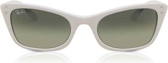 Ray-Ban RB2299 Lady Burbank 975/BH Womens Sunglasses White Size 52