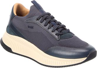 HUGO BOSS TTNM Evo Knit & Leather Sneaker