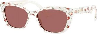 Dolce & Gabbana Cat Eye Zonnebril - Dames - Zonnebrillen - Veelkleurig - 49 MM - Accessoires