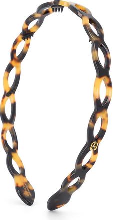Alexandre de Paris Cutout Ultracomfort Acetate Headband in Tortoiseshell at Nordstrom