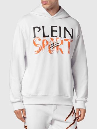 Plein Sport Felpa con cappuccio in jersey con logo