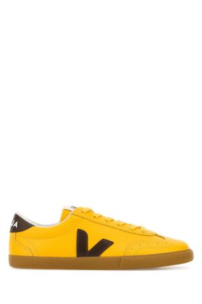 Veja Yellow Color Block Volley Sneakers
