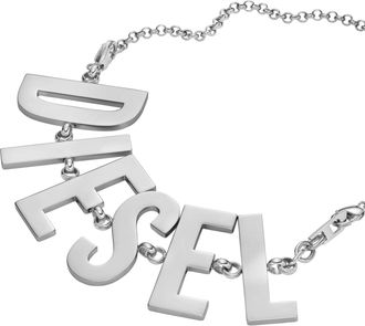 Diesel Stainless steel chain necklace/bracelet - Necklaces - Unisex - Silver