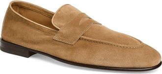 Brunello Cucinelli Deconstructed Penny Loafer in C2767 Med Brown at Nordstrom, Size 10.5Us