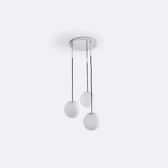 La Redoute Interieurs Hanglamp in metaal en opaline, Theide