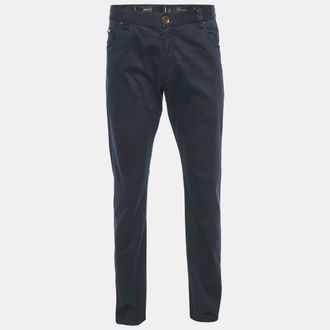 Armani Navy Blue Cotton Slim Fit J15 Jeans M