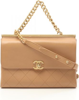 Chanel Leather Shoulder Bag (Pre-Owned)