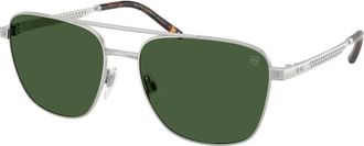 Ralph Lauren Zonnebrillen - Heren - Zonnebrillen - Grijs - 58 MM - Accessoires