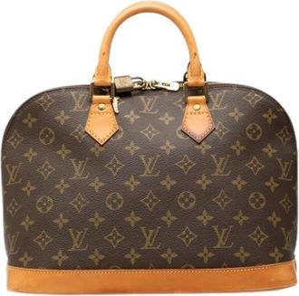 Louis Vuitton Pre-owned Handbags, female, Brown, Size: ONE SIZE Pre-owned Monogram Alma PM