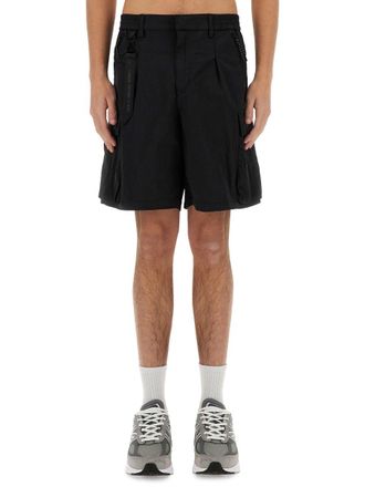 Alpha Industries Cotton-Blend Cargo Shorts - Black