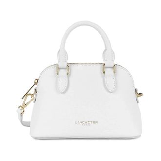 Lancaster Handbags, female, White, Size: ONE SIZE Sac demi lune Zipp&eacute; S Sierra Jia