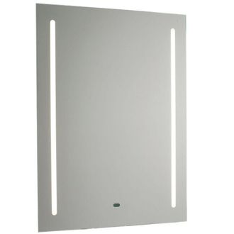Loops IP44 LED Bathroom Mirror 70cm x 50cm Vanity Light IR Switch & Dual Shaver Socket | Size: 70 cm x 50 cm