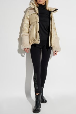 Moncler Down Jacket Esquele, Womens, Cream