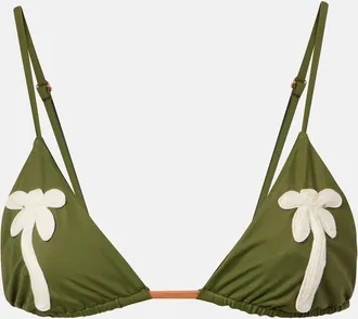 Johanna Ortiz Top de bikini bordado