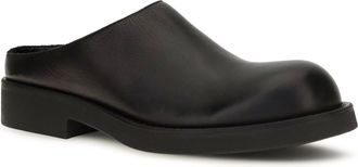 Maison Margiela Womens Biker Round Toe Mules Black Sandal
