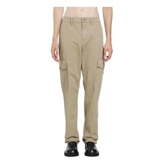 Burberry Broeken, Heren, Beige, L, Katoen, Cargo broek van katoenen twill