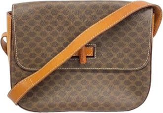 Celine Pre-owned Cross Body Bags, female, Brown, Size: ONE SIZE Pre-owned Vintage Shoulder Bag