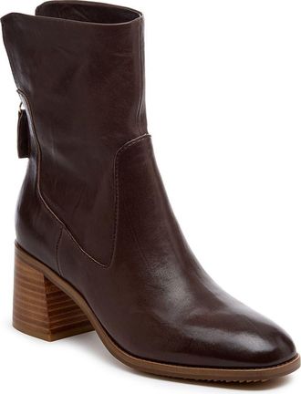 Kelsi Dagger Island Block Heel Bootie in Cacao at Nordstrom, Size 6.5