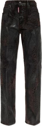 Dsquared2 San Diego broek - Dames - Straight fit broeken - Zwart - 3XS - Denim - Broeken