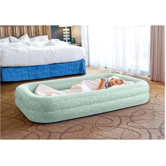 Trade Shop Trade Shop - Materassino Gonfiabile Baby Con Pompa Manuale Pvc 107x168x25cm Per Bambini 66810