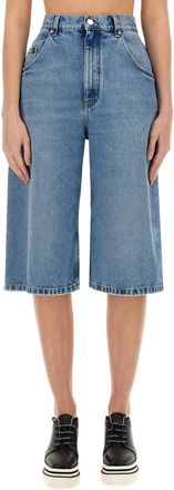 Stella McCartney Denim Bermuda Shorts-Donna