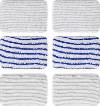 OEM Almohadillas De Microfibra Lavables De 6 Piezas Zr850002 Para Rowenta Clean & Steam Zr850002 Zr005801 Zr005804 Para Rowenta Ry7xxx Ry8xxx