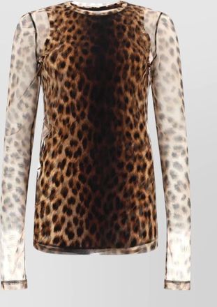 Sportmax mesh panel top